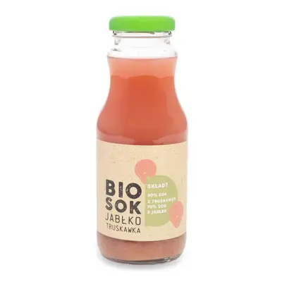Sok jabłkowo truskawkowy NFC 250 ml - Owocowe Smaki (EKO)