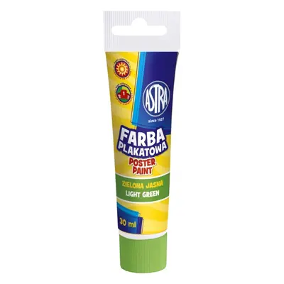 Farba plakatowa Astra tuba 30ml - jasna zieleń