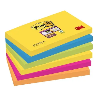 Notes samoprzylepny 3M Post-it 76x127mm/6szt. - paleta Carnival