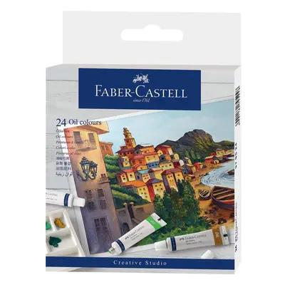 Farby olejne Faber Castell Creative studio - 24 kolory w tubkach