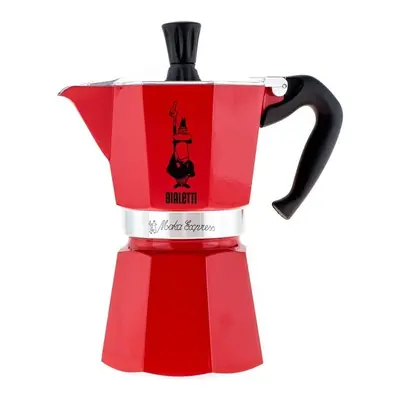 Kawiarka Bialetti Moka Express 6tz czerwona