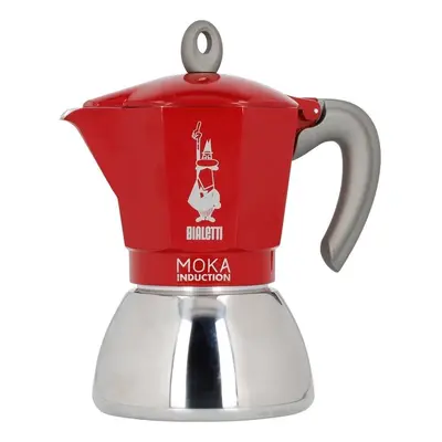 Kawiarka Bialetti New Moka Induction 6tz czerwona