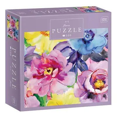 Puzzle 500 fragmentów Flowers 2 Interdruk