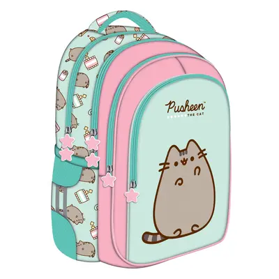 Plecak 4 komorowy Pusheen mint dla dziewczynki Bambino