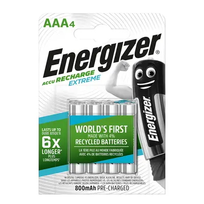 Akumulator Energizer extreme AA HR03 800mh 4 sztuki