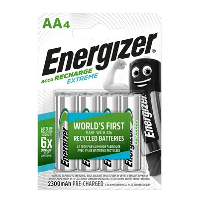 Akumulator Energizer extreme AA HR06 2300mh 4 sztuki