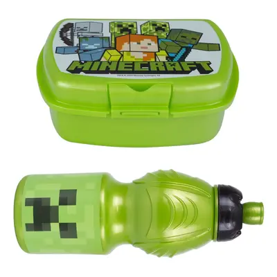 Śniadaniówka lunchbox + bidon MInecraft