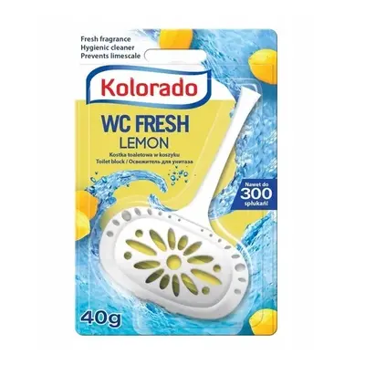 Koszyk kostka colorado cytrynowy wc fresh toaletowa lemon 40g