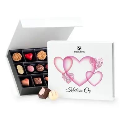 Czekoladki walentynkowe Chocolate Box Medium White
