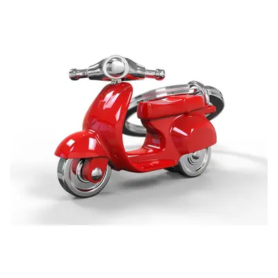 Brelok do kluczy vespa skuter czerwony 3D – prezent dla fana skuterów