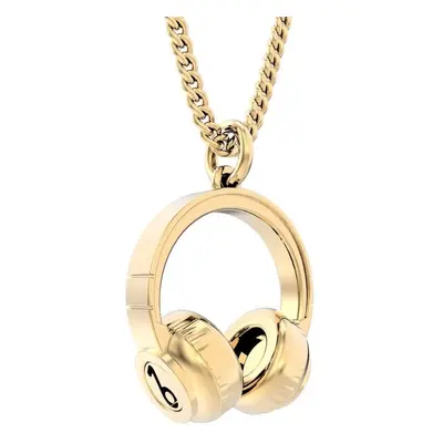 Naszyjnik pozłacany słuchawki - Chocli