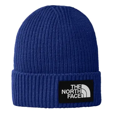 Czapka zimowa dziecięca The North Face BOX LOGO CUFFED niebieska NF0A7WGCCZ6