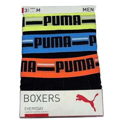 Bokserki męskie Puma BASIC BRAND 3-PACK wielokolorowe 93545714