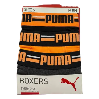 Bokserki męskie Puma BASIC BRAND ELASTIC 3-PACK wielokolorowe 93545711