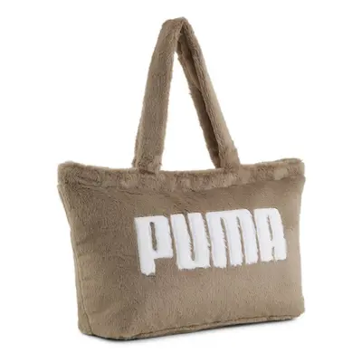 Torba sportowa damska Puma CORE FUR SHOPPER brązowa 09065603