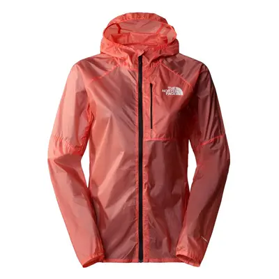 Kurtka z kapturem damska The North Face WINDSTREAM SHELL czerwona NF0A87HFGTH