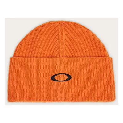 Czapka zimowa unisex Oakley ELLIPSE RIBBED BEANIE pomarańczowa FOS901284-52C