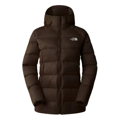 Kurtka z kapturem damska The North Face HYALITE DOWN brązowa NF0A7Z9R1OI