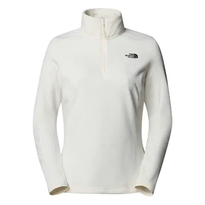 Polar damski The North Face RESOLVE FLEECE 1/4 ZIP biały NF0A4SVXQLI