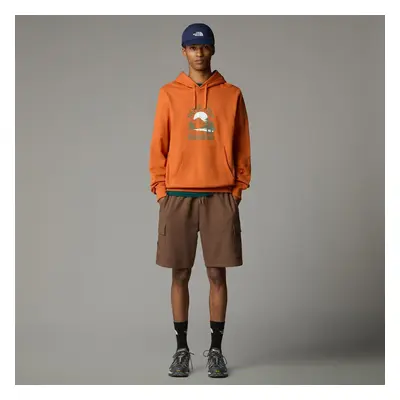 Bluza z kapturem męska The North Face OUTDOOR GRAPHIC pomarańczowa NF0A8C206IG