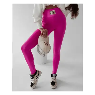 Legginsy damskie OLAVOGA JUDITH neon róż M