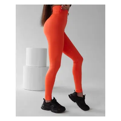 Legginsy damskie OLAVOGA JUDITH neon pomarańcz M