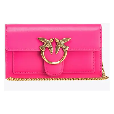 Pinko, Portfel Love Bag One Wallet Simply, Pink pinko-stare złoto, U