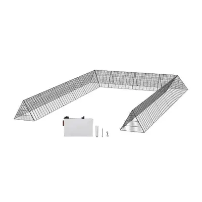 Tunel dla kurczaków VEVOR 600 x 400 x 61,5 cm Podwórkowy kurnik Przenośny wybieg na zewnątrz z r