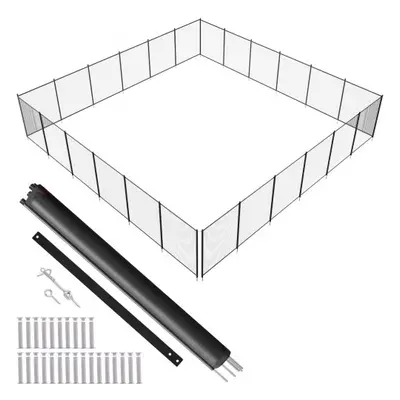 Ogrodzenie basenu VEVOR, zdejmowane ogrodzenie basenu z zabezpieczeniem dla dzieci, łatwa instal