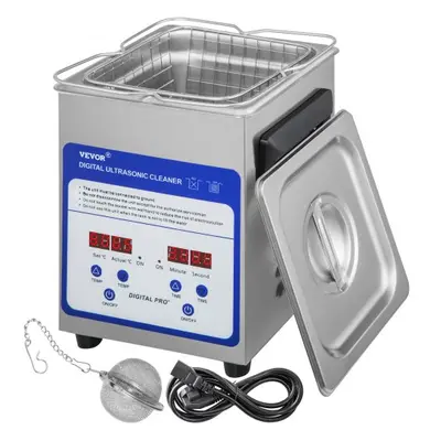 VEVOR Myjka Ultradźwiękowa Digital Ultrasonic Cleaner Ultradźwiękowa Maszyna Czyszcząca Stal Nie