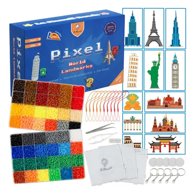 Mini Koraliki do prasowania Zestaw Światowe Budowle