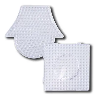 2 przezroczyste uniwersalne szablony do koralików MAXI