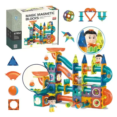 Klocki Magnetyczne - Magic Magnetic Blocks 128 elementów