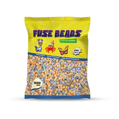 Koraliki do prasowania PASTELOWE NUDE 1500 szt Benny Beads