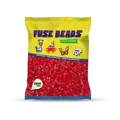 Koraliki do prasowania BORDOWE 1500 szt Benny Beads