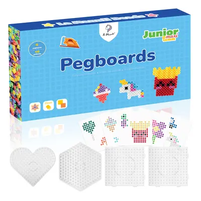 Zestaw 4 Podkładek + 10 Wzorów do Koralików do Prasowania (10mm)