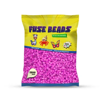 Koraliki do prasowania RÓŻOWE 1500 szt Benny Beads