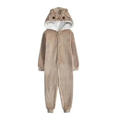 Pusheen Girls 3D Ears 3D Ears Sleepsuit 9-10 Years brązowy