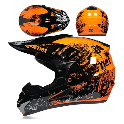 Off-road AM Rower górski z pełnym kaskiem Kask MX Pełny kask Terenowy rower elektryczny M