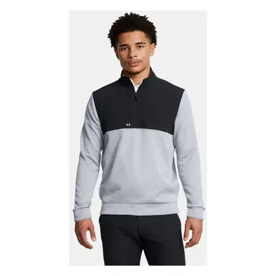 Staal / Mod Grijs / Wit Koszulka męska Under Armour Drive Storm SweaterFleece ½ Zip L