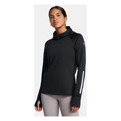 Zwart / Reflecterend Damska bluza z kapturem w stylu kominiarki Under Armour Launch Cold Weather