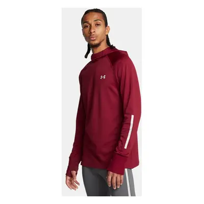 Cardinal / Reflecterend Męska bluza z kapturem w stylu kominiarki Under Armour Launch Elite Cold