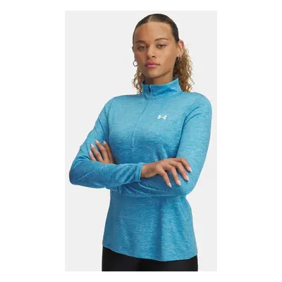 Ether Blauw / Wit Damska koszulka Under Armour Tech™ Twist ½ Zip L