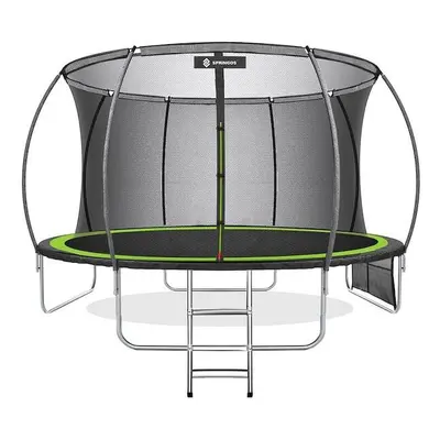 Trampolina ogrodowa dla dzieci 12 FT 360/366/369 cm z siatką wewnętrzną i drabinką