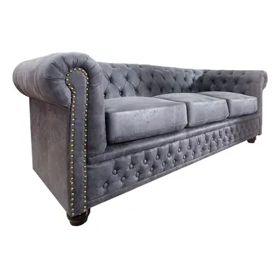 Sofa Niagara 200 cm szary antyczny Invicta