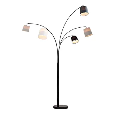 Lampa podłogowa Floor czarno-szara