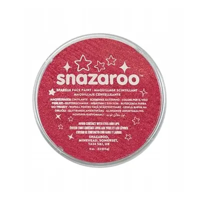 Snazaroo Farba do ciała 18 ml Sparkle: Red