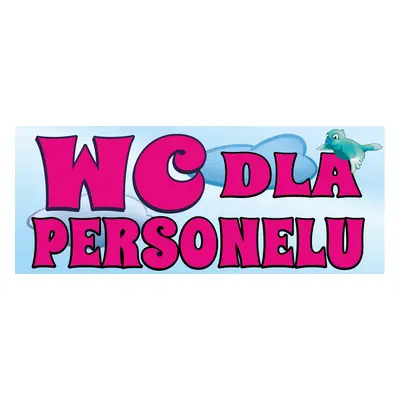 Tabliczka WC dla personelu