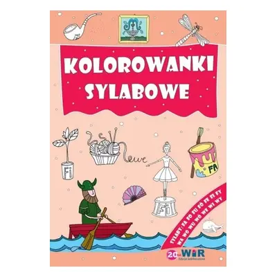 Kolorowanki sylabowe Sylaby ze spółgłoskami F,W