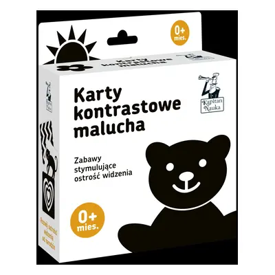 Karty kontrastowe malucha. (0+ mies.). Kapitan Nauka